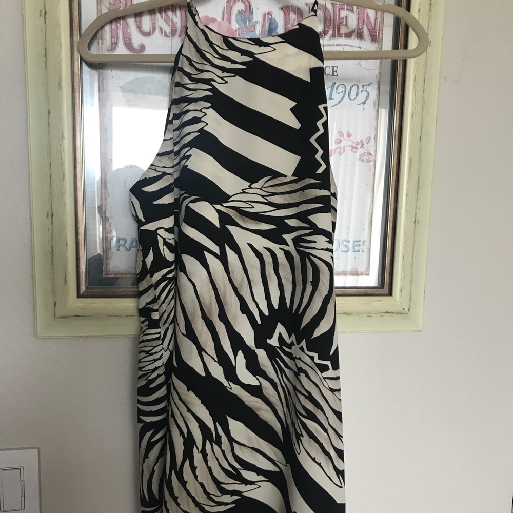 Printed shift dress
